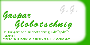 gaspar globotschnig business card